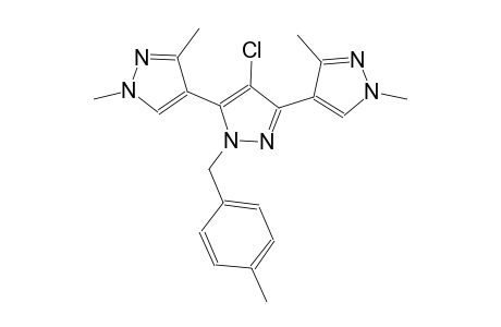 4'-chloro-1,1'',3,3''-tetramethyl-1'-(4-methylbenzyl)-1H,1'H,1''H-4,3':5',4''-terpyrazole