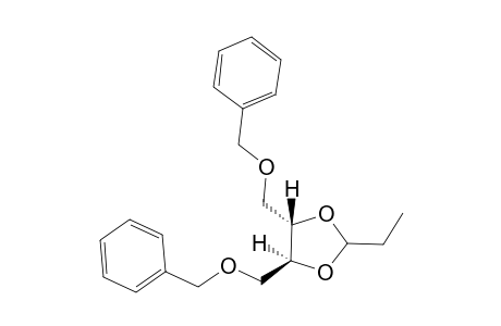 (4S,5S)-4,5-Bis(Benzyloxymethyl)-2-ethyl-1,3-dioxolane
