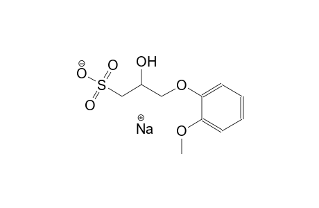 sodium 2-hydroxy-3-(2-methoxyphenoxy)-1-propanesulfonate