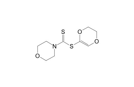 (5,6-Dihydro-1,4-dioxin-2-yl)-N-morpholinodithiocarbamate