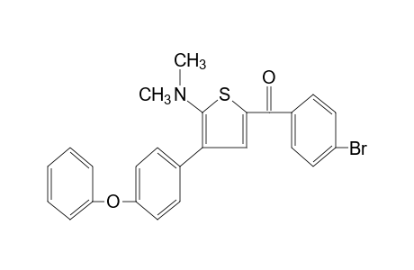 p-BROMOPHENYL 5-(DIMETHYLAMINO)-4-(p-PHENOXYPHENYL)-2-THIENYL KETONE