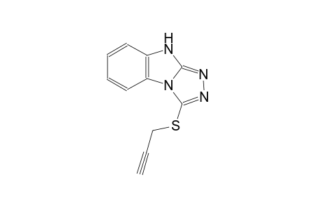 9H-[1,2,4]triazolo[4,3-a]benzimidazole, 3-(2-propynylthio)-