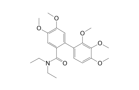 N,N-Diethyl-2',3',4',4,5-pentamethoxy-2-biphenylcarboxamide