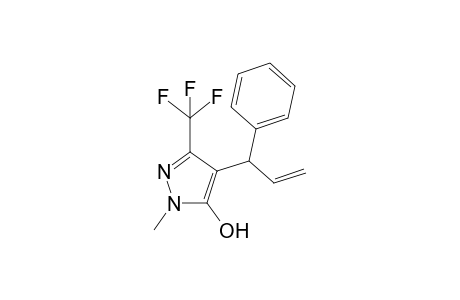 5-Hydroxy-1-methyl-4-(1-phenyl-2-propenyl)-3-triifluoromethylpyrazole