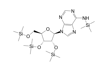 9-[(2R,3R,4R,5R)-3,4-bis(trimethylsilyloxy)-5-(trimethylsilyloxymethyl)-2-oxolanyl]-N-trimethylsilyl-6-purinamine