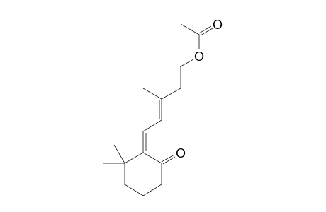 Acetic acid, 5-(2,2-dimethyl-6-oxocyclohexylidene)-3-methyl-pent-3-enyl ester