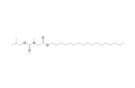 Glycine, N-methyl-N-isobutoxycarbonyl-, heptadecyl ester