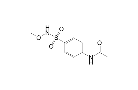 Acetamide, N-[4-[(methoxyamino)sulfonyl]phenyl]-