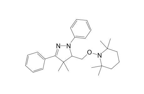 1-((4,4-Dimethyl-1,3-diphenyl-4,5-dihydro-1H-pyrazol-5-yl)-methoxy)-2,2,6,6-tetramethylpiperidine