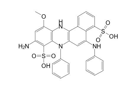 9-Amino-5-anilino-11-methoxy-7-phenyl-8-sulfo-7,12-dihydrobenzo[a]phenazin-7-ium-4-sulfonate