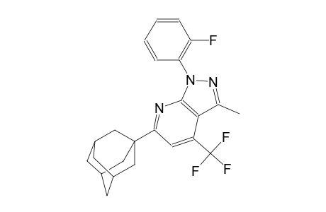 1H-pyrazolo[3,4-b]pyridine, 1-(2-fluorophenyl)-3-methyl-6-tricyclo[3.3.1.1~3,7~]dec-1-yl-4-(trifluoromethyl)-