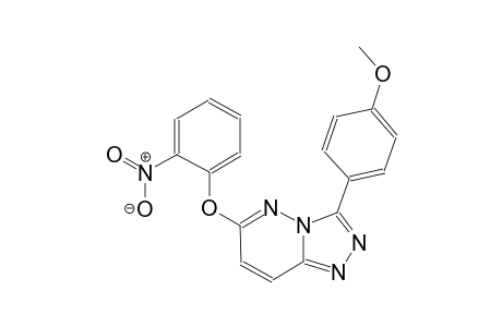 [1,2,4]triazolo[4,3-b]pyridazine, 3-(4-methoxyphenyl)-6-(2-nitrophenoxy)-