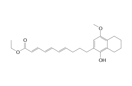 Ethyl (2E,4E,6E)-10-(1-Hydroxy-4-methoxy-5,6,7,8-tetrahydronaphthalen-2-yl)-2,4,6-decatrienoate