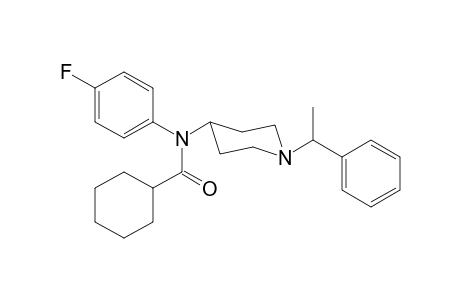 N-4-Fluorophenyl-N-[1-(1-phenylethyl)piperidin-4-yl]cyclohexanecarboxamide