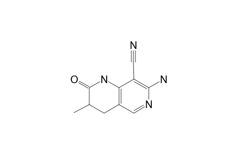 7-Amino-8-cyano-3,4-dihydro-3-methyl-1,6-naphthyridin-2(1H)-one