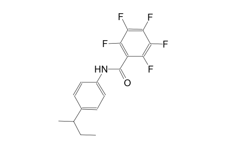 N-(4-sec-butylphenyl)-2,3,4,5,6-pentafluorobenzamide