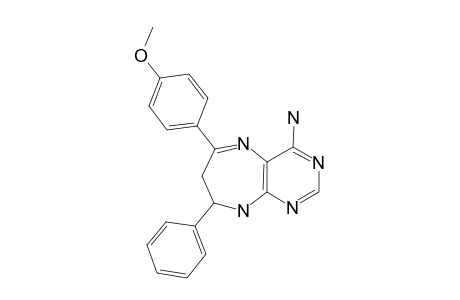6-AMINO-4-(4-METHOXYPHENYL)-2-PHENYL-2,3-DIHYDRO-(1H)-PYRIMIDO-[4,5-B]-[1,4]-DIAZEPINE