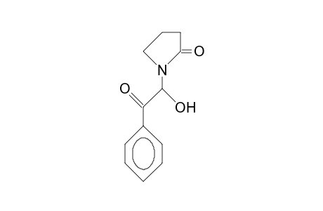 N-(Benzoyl-hydroxy-methyl)-pyrrolidin-2-one
