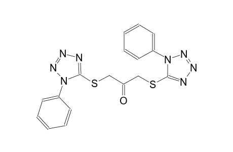 2-propanone, 1,3-bis[(1-phenyl-1H-tetrazol-5-yl)thio]-