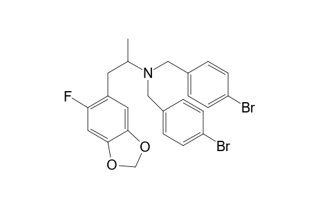 N,N-Bis(4-bromobenzyl)-2-fluoro-4,5-methylenedioxyamphetamine