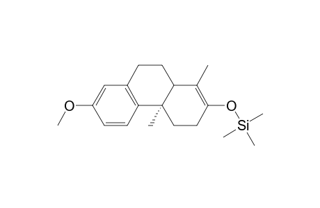Silane, [(3,4,4a,9,10,10a-hexahydro-7-methoxy-1,4a-dimethyl-2-phenanthrenyl)oxy]trimethyl-, trans-(.+-.)-