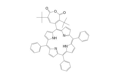 3,6-bis(t-Butyl)-4-(10',15',20'-triphenylporphyrin-5'-yl)-2,7-dihydrooxepin-2,7-dione