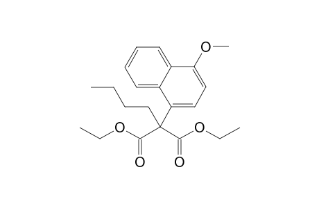 Diethyl .alpha.-[1-(4-methoxynaphthyl)]-.alpha.-butylmalonate