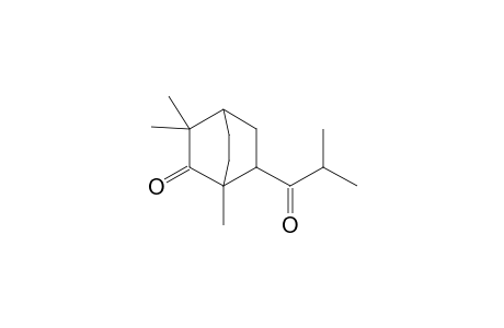 1,3,3-Trimethyl-6-endo-(2-methyl-propanoyl)-bicyclo(2.2.2)octanone-2