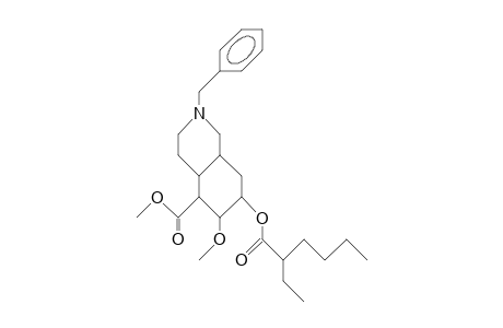 (4AR, 5S,6S,7S,8aS)-2-benzyl-7-(2-ethyl-hexanoyloxy-perhydro-isoquinoline