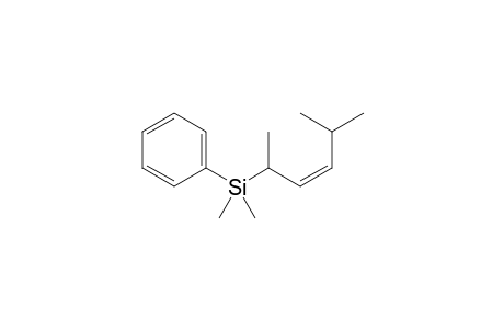 (Z)-5-Dimethyl(phenyl)silyl-2-methylhex-3-ene