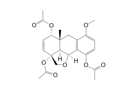 1,5,8-TRIACETOXY-4-METHOXY-10A-METHYL-8,9-OXYMETHYLENE-5,10A,8,8A,9,10-HEXAHYDROANTHRACENE