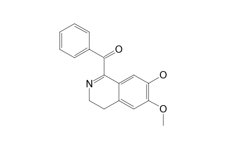 1-BENZOYL-6-METHOXY-7-HYDROXY-3,4-DIHYDROISOQUINOLINE