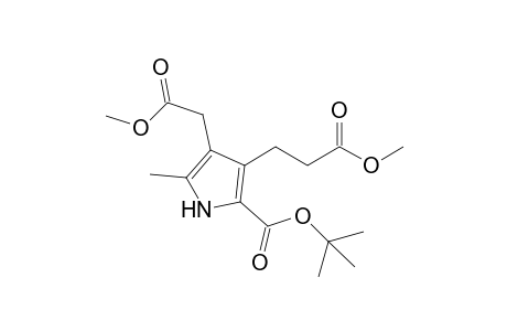 4-(2-keto-2-methoxy-ethyl)-3-(3-keto-3-methoxy-propyl)-5-methyl-1H-pyrrole-2-carboxylic acid tert-butyl ester