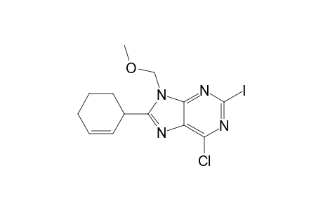 6-Chloro-8-(cyclohex-2-en-1-yl)-2-iodo-9-(methoxymethyl)-9H-purine