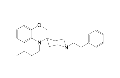 N-Butyl-N-(2-methoxyphenyl)-1-(2-phenylethyl)piperidin-4-amine
