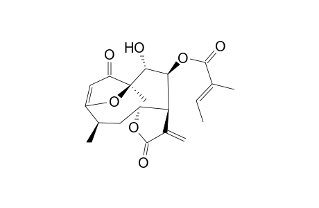 8.beta.-Angeloyloxy-9.alpha-hydroxy-calyculatolide