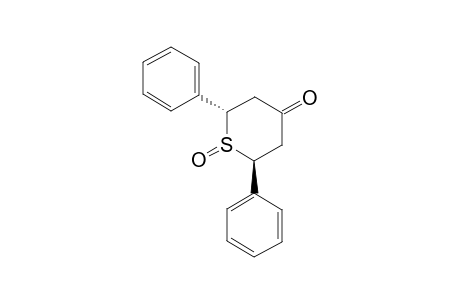 2R,6C-DIPHENYLTHIAN-4-ONE-1-OXIDE