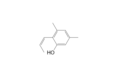 Phenol, 3,5-dimethyl-2-(1-propenyl)-, (Z)-
