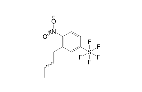 2-(But-1-en-1yl)-1-nitro-4-(pentafluorosulfanyl)benzene