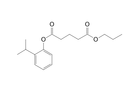 Glutaric acid, 2-isopropylphenyl propyl ester