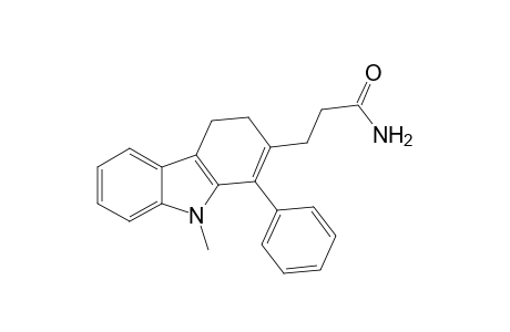 3-(9-Methyl-1-phenyl-4,9-diahydro-3H-carbazol-2-yl)propanamide