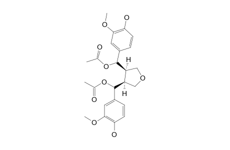 CIS-3,4-BIS-(4'-HYDROXY-3'-METHOXY-ALPHA-ACETOXYBENZYL)-TETRAHYDROFURAN;SANJIDIN-A