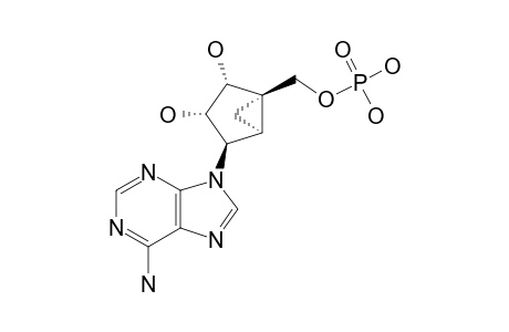 (1'S,2'R,3'S,4'R,5'S)-4-(6-AMINO-9H-PURIN-9-YL)-1-[PHOSPHORYLOXYMETHYL]-BICYCLO-[3.1.0]-HEXANE-2,3-DIOL