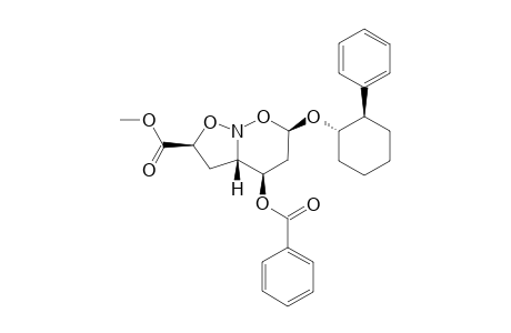 REL-(2-S,3A-S,4-R,6-R)-4-BENZOYLOXY-6-[(1-S,2-R)-(2-PHENYLCYCLOHEXYL)-OXY]-HEXAHYDROISOXAZOLO-[2,3-B]-[1,2]-OXAZINE-2-CARBOXYLIC-ACID-METHYLESTER
