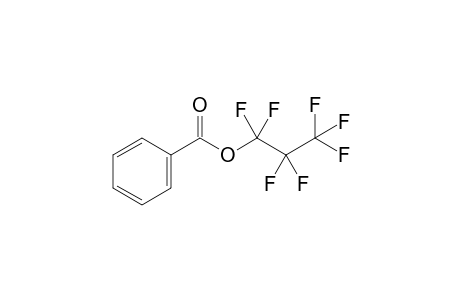 1,1,2,2,3,3,3-heptafluoropropyl benzoate