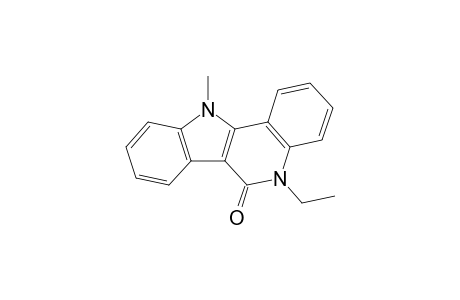 5-Ethyl-11-methyl-5,11-dihydro-6H-indolo[3,2-c]quinolin-6-one