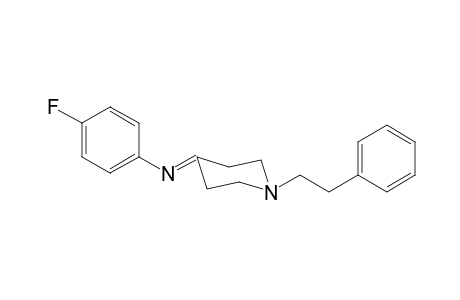 4-(4-Fluorophenylimino)-1-phenethylpiperidine