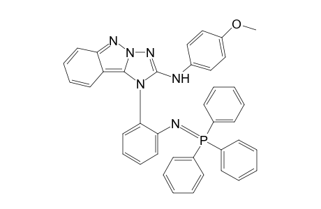 2-(4-Methoxyphenylamino)-1-[(o-(triphenylphosphanyl)imino)phenyl]indazolo[3,2-e][1,2,4]triazole