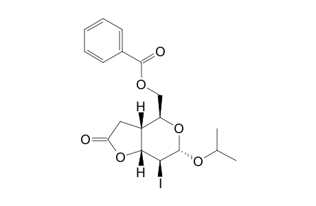 (1R, 2S, 4S, 5S, 6R)-2-[(Benzoyloxy)methyl]-4-isopropoxy-5-iodo-8-oxo-3,7-dioxabicyclo[4.3.0]nonane