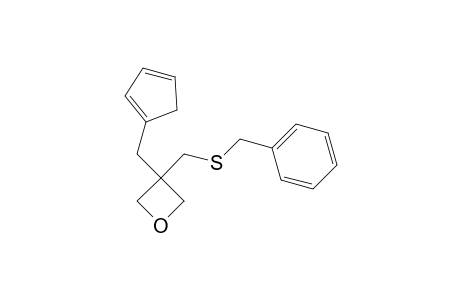 3-( Cyclopentadienylmethyl)-3-[(benzylthio)methyl]-oxetane
